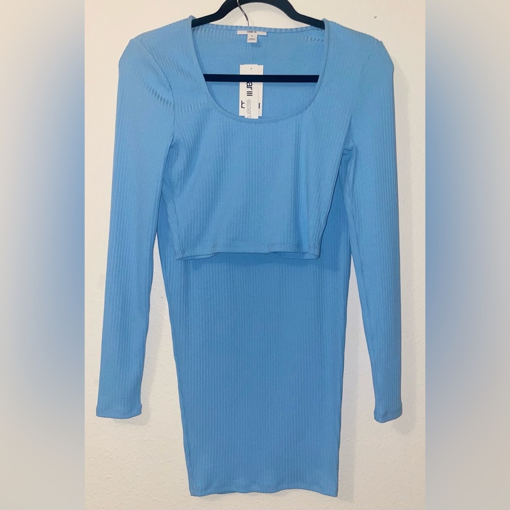 NEW WITH TAGS - Ribbed Bodycon Top w/ matching Midi Skirt